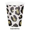 Creative Converting Leopard Paper Cups, 8 ct