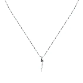 MORELLATO Mens Steel Crystal Necklace MOTOWN Collection Gift for Men, Alloy Steel, Crystal