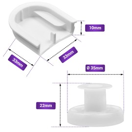 Vioks.pro Lid Coupling Replacement for Bosch Clutch 00032884 - Clutch for Bosch Continuous Shredder/Lid Coupling MUM4, MUM 5 Bosch Accessories