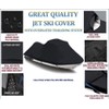 SBU Black PWC 600D Jet SKI Cover Compatible for Sea
