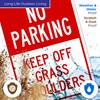 No Parking Keep Off Grass Shoulders Sign, 10x14 Inches, Rust