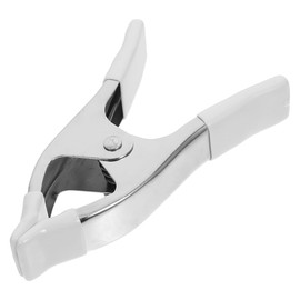 HOMSFOU 6 Nickel Plated Heavy Duty A-Frame Spring Clamp for Photography Backdrop, Woodworking