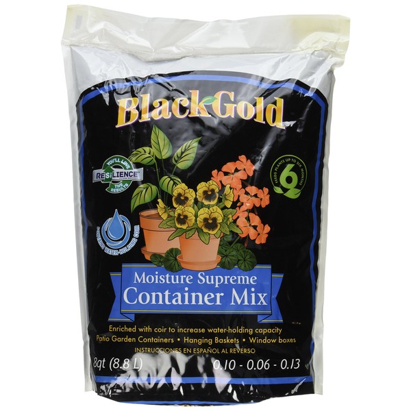 Sun Gro 1413000.Q08P 079017 Black Gold Moisture Supreme Container Mix