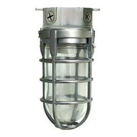 Woods L1706CH Vandal Resistant 150W Incandescent Security Light, Ceiling Mount, Chrome