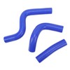 3PCS Silicone Radiator Coolant Hose Pipe Kit Stable Connection Leak
