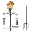 ERYTLLY Bird House Pole Mount Kit 80 Inch 2 Pair