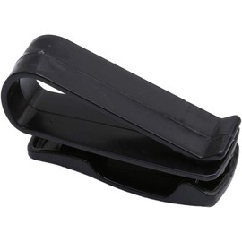 Sluswallow Black Glasses Holders for Car Sun Visor, Sunglasses Mount with Ticket Card Clip Consoles and Organizers
