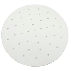 Air Fryer Parchment Paper Liners,100 Pcs Parchment Paper for Air Fryer,White Air Fryer Paper Liners, Non-stick Steamer Liners for Oven, Microwave, Bamboos Steaming Basket (10 inch) K012