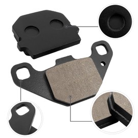 Cyleto Front Brake Pads for Peugeot Kisbee 50 RS50 2T/4T 2010-2020 Kisbee 100 4T 2012-2015 Speedfight 50 1/2 1997-2008 Vivacity 250cc 2008-2011