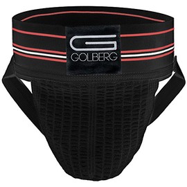 Golberg Athletic Supporter - (2 Pack, Black, X-Large)