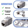 Leikurvo RJ45 CAT7 Keystone Module Jack Shielded Up to 10