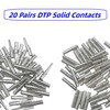 240PCS Deutsch Solid Contacts, Contact Sizes 12 16 20 Male