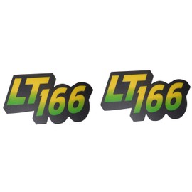 New Lower Hood Set of 2 Decals Replaces AM122878 Fits John Deere LT166