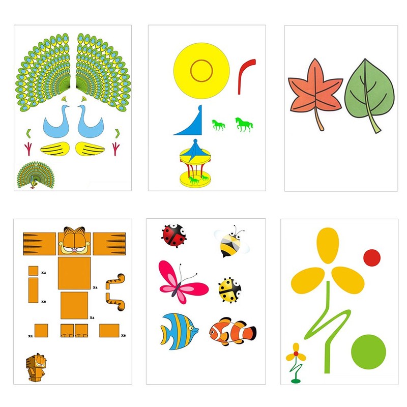 20pcs 3D Pen Printing Paper，Template Paper for 3D Printer Pen，3D