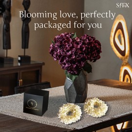 Mogra Gajra Scented 2pcs Artificial Flower Hair Accessories Scrunchies for Bracelet Bun Juda & Ponytail Wedding Jewellery Reusable Gajras for Women (White)