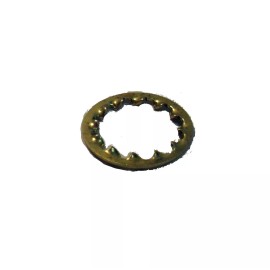 SATCO Lamp parts: Lot of 20 brass locktite washers TV-403