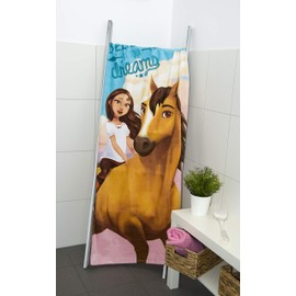 Herding Spirit Velour Towel, Cotton, Multi-Coloured, 75 x 150 cm