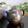 Teapot Stylish Kyuyaki Teapot Pot Leaf Pattern Ceramic Japanese Dinnerware