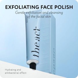 The Act Organic Face Scrub - Exfoliating & Polishing Facial Scrub with Vitamin E & F, Almond & Jojoba Oils for Smooth, Radiant Skin - Gentle Exfoliation & Deep Moisturization for Women & Men 2 Fl Oz