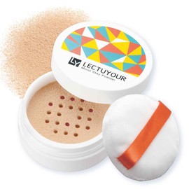 Lecture 73645 Moist Stay Powder with Superb Puff [Made in Japan] Face Powder, Natural Color, Soft Focus Effect, Kaori Nagai, Powder, White Powder, Moisturizing, Moisturizing, Doesn't Fall Off, Tightly