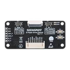 Universal E-Paper Display Driver HAT Board for Raspberry Pi Series, Compatible with Arduino, STM32, ESP32 - SPI Interface with Open Source Code
