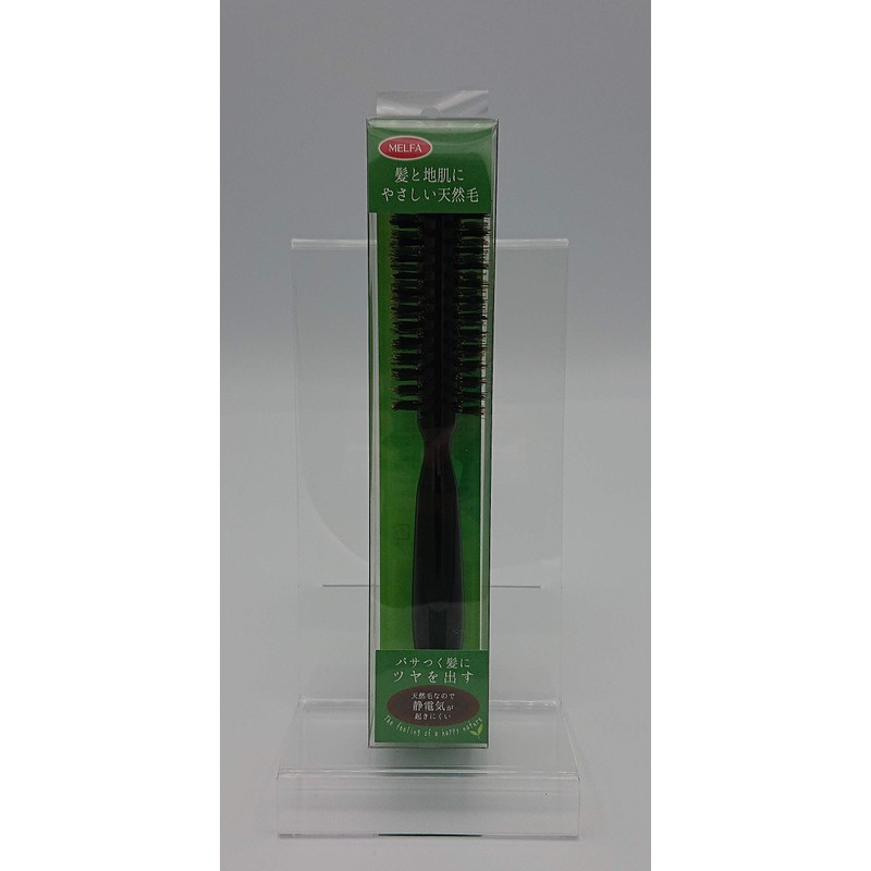 roll brush natural bristles wooden handle