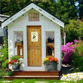 NEGLAI Funny Frog Decor Private Property Signs Cool House Door Sign - Hippity Hoppity Get Off My Property, Porch Garage Farm Gate Fence Wall Art 8X12 Inches