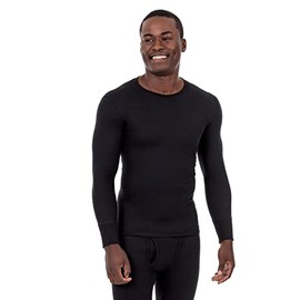 Fruit of the Loom Thermal Underwear for Men - Long Sleeve Base Layer Thermal Top for Men - Cold Weather Gear, Medium