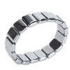 Terahertz Rectangle Bead Bracelet Energy Stone Fashion Unisex Terahertz Elastic