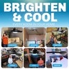 Bell+Howell Socket Breeze Socket Fan Light with Remote, Portable Small