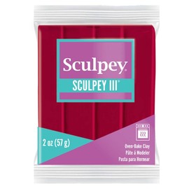 Polyform Sculpey III Polymer Clay 2oz-New Red