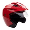 MMG 20 Motorcycle Scooter Street Open Face Helmet DOT -
