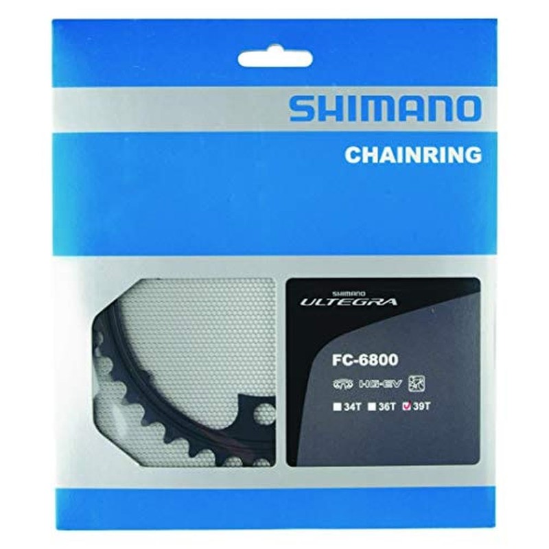 SHIMANO Ultegra 53/39 Plate, Grey, One Size