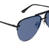 DIFF Tahoe Designer Oversized Aviator Sunglasses for Women UV400 Polarized
