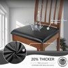 WENZMOC PU Leather Seat Covers for Dining Chairs, 6 Pack