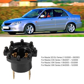 1 Pair Car H7 Headlight Bulb Holder Adapter Car H7 Bulbs Holder Headlight Socket Adapter Headlight Socket Replacement for Mazda 3 Mazda 5 Mazda 323 B28V510A3 SI-A0019