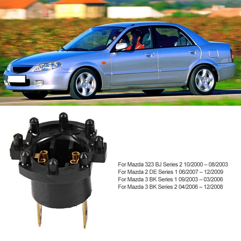 1 Pair Car H7 Headlight Bulb Holder Adapter Car H7