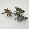 LB-LAIBA Dragonfly Drawer Knobs Modern Dresser Pulls for Closet Cabinet