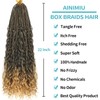 Alaleibaby 22 Inch Goddess Box Braids Crochet Hair 8Packs Boho