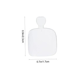 Healeved Abs Toenail Tips Pcs Set Easy to Apply Remove for Nail Art Beginners Professionals