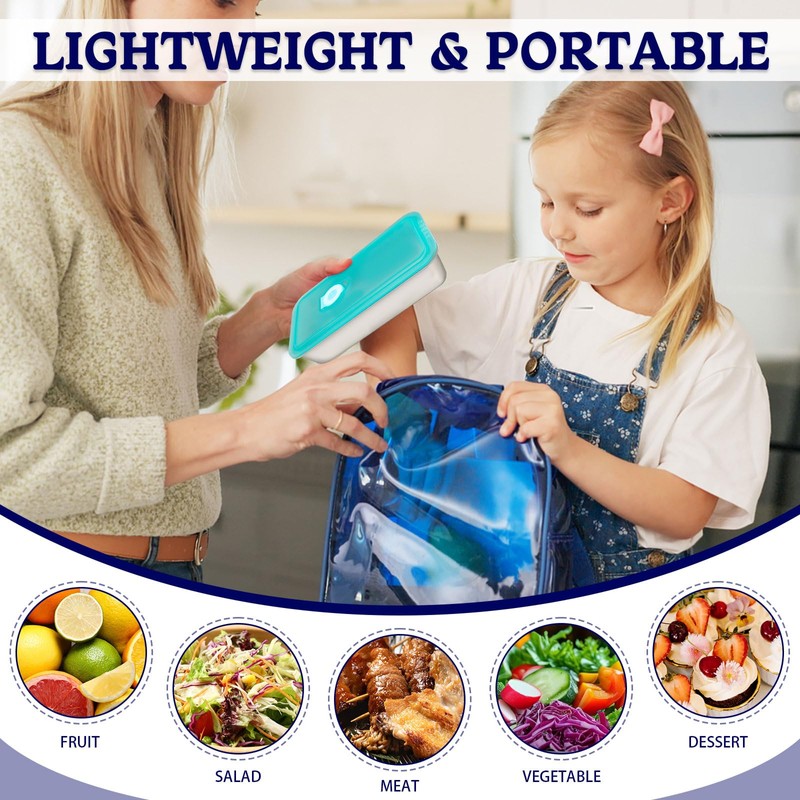 Sekonow 4 Pack Stainless Steel Snack Containers, Reusable Snack Pack
