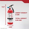 Kidde Basic Fire Extinguisher for Home, Office, Residential, Single-Use, 5BC