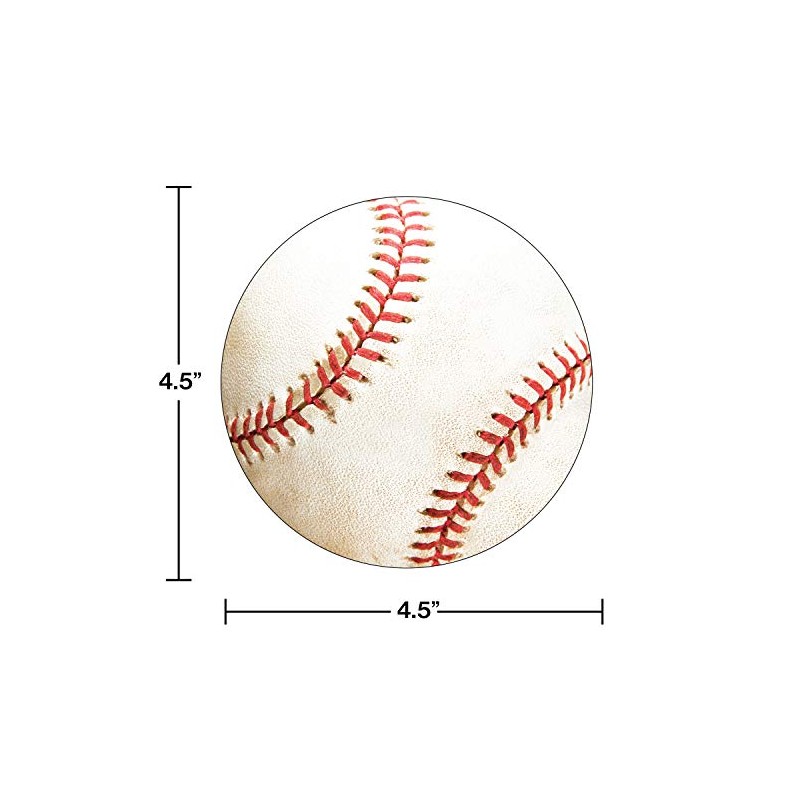 Creative Converting Sports Fanatic Baseball Postcard Invitation, 5 x 8.5-Inches,