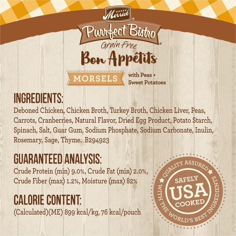 Merrick Purrfect Bistro Bon Appetits Grain Free Wet Cat Food