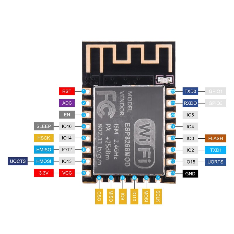 Heemol ESP-12FWiFi Module Board, Remote Serial Port WiFi Wireless Module