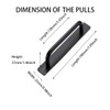 CcHhyyt Self-Stick Instant Kitchen Cabinet Bathroom Drawer Closet Door Handle
