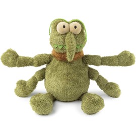 Fuzzyard Neighborhood Nasties Plush Dog Toy for Small and Large Breeds (Large, Scratchy The Flea)