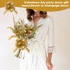 6 Pcs 6 Inch Double-Layered Pull Bows, Organza Ribbon Gold