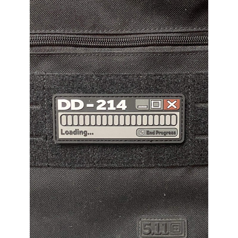 DD 214 - Progress Bar - PVC Morale Patch with