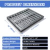 Cast Iron Drain Grate, 16 * 20in Outdoor Drain Cover,